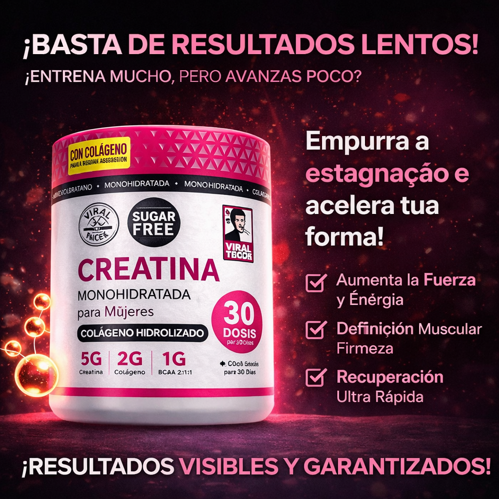 Creatina Turkesterone para Mujer + Siemprebell ¡GRATIS!