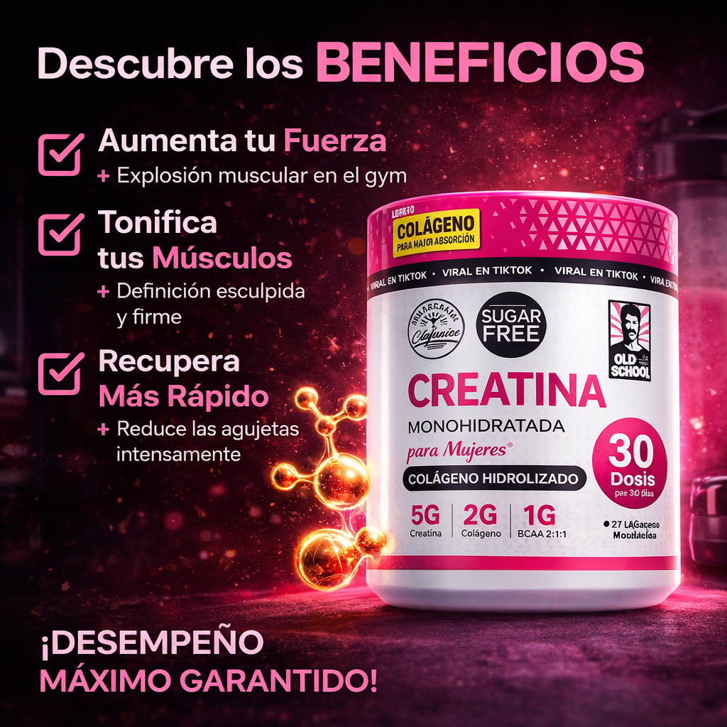 Creatina Turkesterone para Mujer + Siemprebell ¡GRATIS!