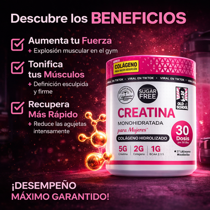 Creatina Turkesterone para Mujer + Siemprebell ¡GRATIS!
