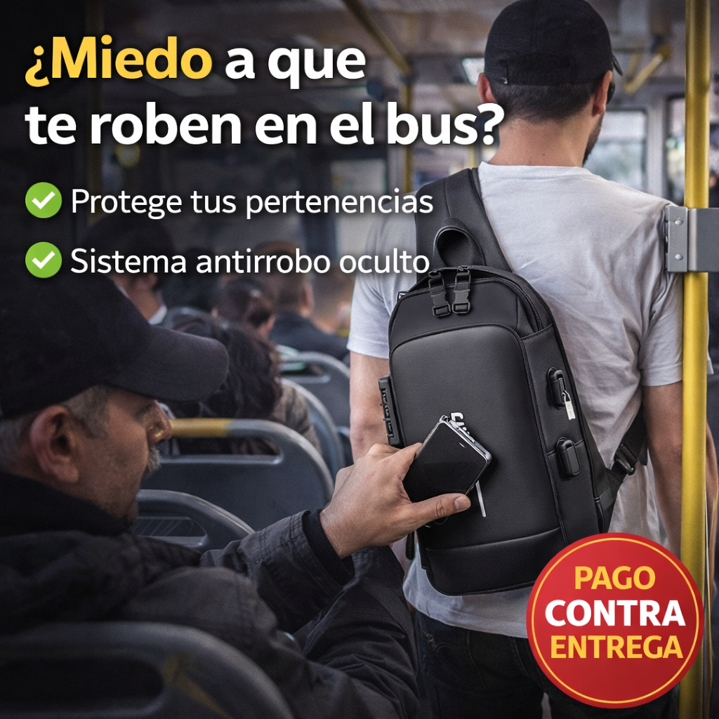 Bolso Maleta Antirrobo Clave De Segurida
