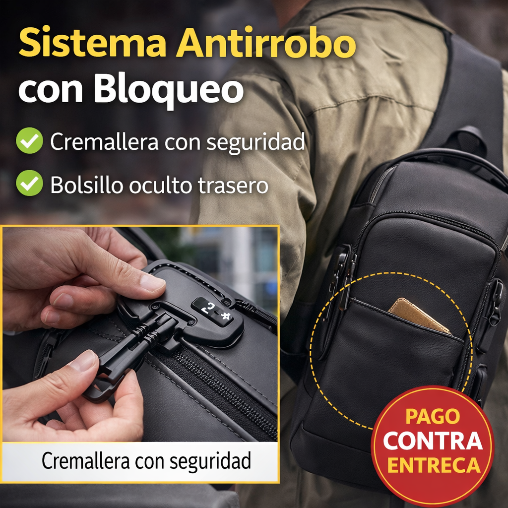 Bolso Maleta Antirrobo Clave De Segurida