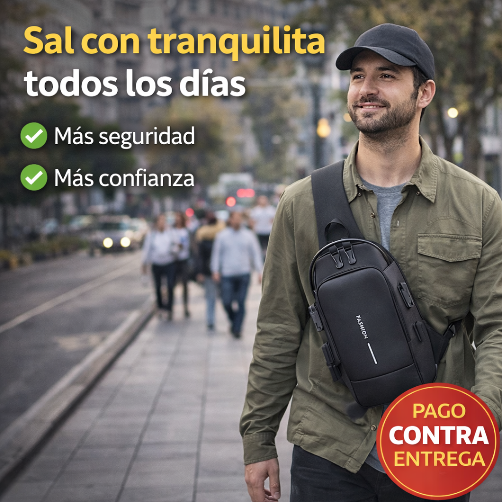 Bolso Maleta Antirrobo Clave De Segurida